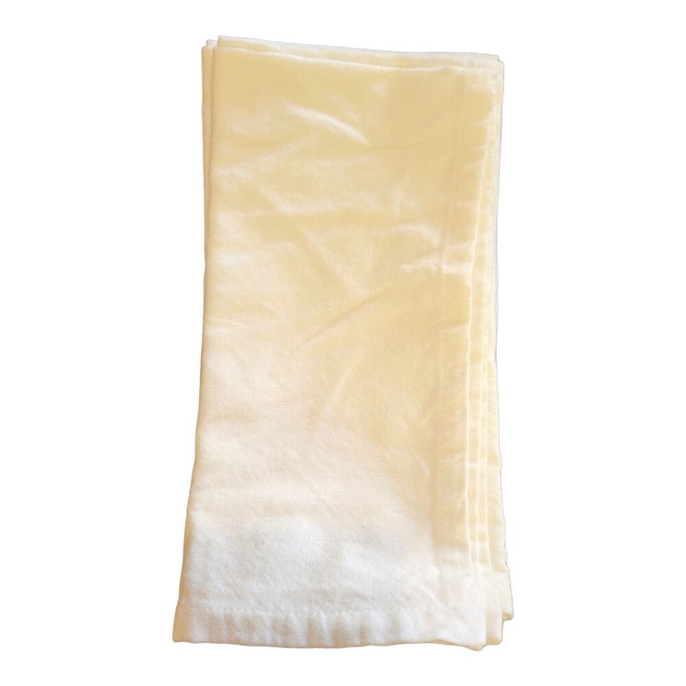 USED LIKE NEW DII Home Napkins in Black & White (Total napkins: 8)